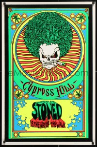 5z239 CYPRESS HILL 23x35 commercial poster 1993 skull & marijuana, stoned is the way of the walk!