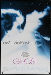 5z649 GHOST 1sh 1990 classic romantic close up of spirit Patrick Swayze & sexy Demi Moore!