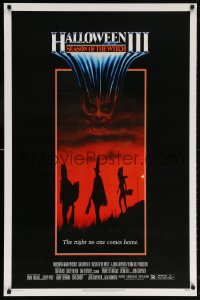 5z671 HALLOWEEN III 1sh 1982 Season of the Witch, horror sequel, the night no one comes home!