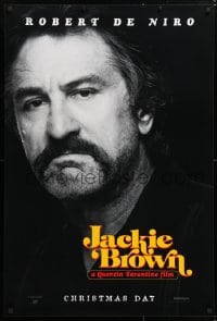 5z704 JACKIE BROWN teaser 1sh 1997 Quentin Tarantino, great close portrait of Robert De Niro!