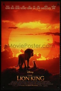 5z732 LION KING advance DS 1sh 2019 Walt Disney live action/CGI, Donald Glover as Simba, Pride Rock!