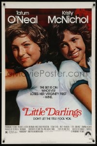 5z734 LITTLE DARLINGS 1sh 1980 Tatum O'Neal & Kristy McNichol make a bet to lose their virginity!