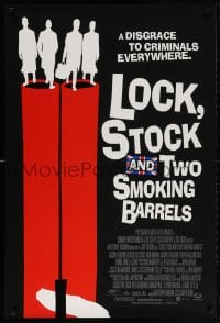 5z736 LOCK, STOCK & TWO SMOKING BARRELS DS 1sh 1998 Guy Ritchie English crime comedy, great art!