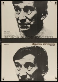 5z228 STANISLAW ZAMECZNIK exhibition Polish 26x38 1973 art by Marcin Stajewski!