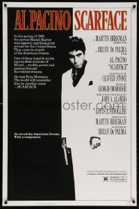5z850 SCARFACE 1sh 1983 Al Pacino as Tony Montana, Brian De Palma, Oliver Stone!