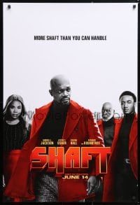 5z855 SHAFT teaser DS 1sh 2019 Samuel L. Jackson in the title role, he's more than you can handle!