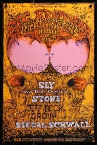 5z139 BIG BROTHER & THE HOLDING COMPANY/RICHIE HAVENS/ILLINOIS SPEED PRESS 14x21 music poster 1968