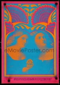 5z147 CHAMBERS BROTHERS/IRON BUTTERFLY 14x20 music poster 1967 Victor Moscoso art, 1st printing!