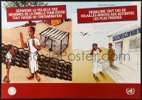 5z374 DE LA GRIPPE AVIAIRE horizontal 19x29 Djiboutian special poster 2000s avian flu!
