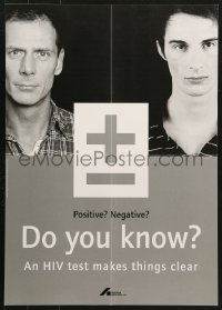 5z379 DEUTSCHE AIDS-HILFE do you know style 17x23 German special poster 2000s HIV/AIDS!