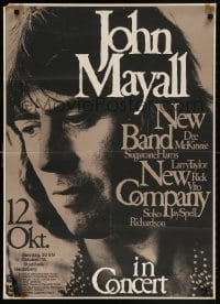 5z182 JOHN MAYALL 24x33 German music poster 1975 New Year, New Band, New Company!