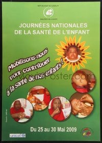 5z416 JOURNEES NATIONALES DE LA SANTE DE L'ENFANT 19x27 Djiboutian poster 2009 immunize kids!