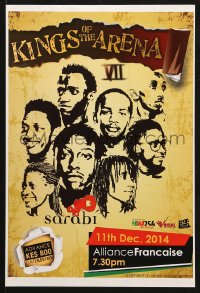 5z417 KINGS OF THE ARENA VII 12x18 Kenyan special poster 2014 Kenyan Afro-Fusion Band Sarabi!