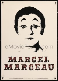 5z328 MARCEL MARCEAU 20x28 stage poster 1976 cool images of most famous pantomime!