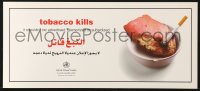5z481 TOBACCO KILLS 8x18 Egyptian special poster 2000s wild different cigarettes damaging organs!