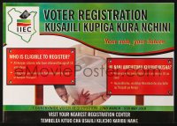 5z491 VOTOR REGISTRATION 12x17 Kenyan special poster 2010 your vote, your future!