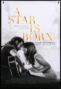 5z889 STAR IS BORN advance DS 1sh 2018 Bradley Cooper stars and directs, romantic image w/Lady Gaga!