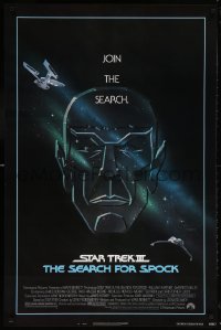 5z892 STAR TREK III 1sh 1984 The Search for Spock, art of Leonard Nimoy by Huyssen & Huerta!