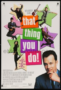 5z923 THAT THING YOU DO style C int'l DS 1sh 1996 Tom Hanks directs & stars, Liv Tyler, Steve Zahn!