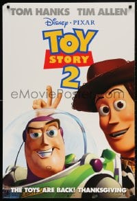5z937 TOY STORY 2 advance DS 1sh 1999 Woody, Buzz Lightyear, Disney and Pixar animated sequel!