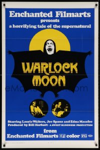 5z969 WARLOCK MOON 1sh 1975 a horrifying tale of the supernatural!