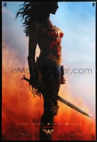 5z986 WONDER WOMAN teaser DS 1sh 2017 sexiest Gal Gadot in title role/Diana Prince, profile image!