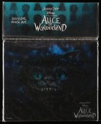 6a020 ALICE IN WONDERLAND lenticular mouse mat 2010 Tim Burton, great image of the Cheshire Cat!