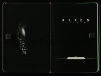 6a129 ALIEN COVENANT notebook 2017 Ridley Scott, Fassbender, drooling close-up cover, run!