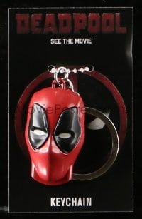 6a103 DEADPOOL keychain 2016 Reynolds, Marvel, cool mask, you can carry all your keys!