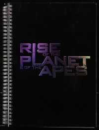 6a143 RISE OF THE PLANET OF THE APES notebook 2011 cool cover, you can take notes in style!