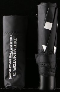 6a080 TERMINATOR 3 umbrella 2003 Schwarzenegger, it folds up and will protect you from the rain!