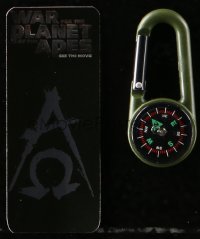 6a087 WAR FOR THE PLANET OF THE APES compass with carabiner 2017 never lose your way again!