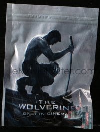 6a117 WOLVERINE silicone watch 2013 barechested Jackman kneeling on rooftop in rain on sealed bag!