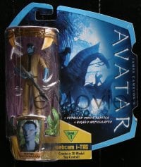 6a003 AVATAR 3 action figures 2009 James Cameron, Avatar Jake Sully, regular Jake and Dr. Augustine!