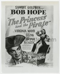 6b721 BOB HOPE signed 8x10 REPRO still 1980s great one-sheet image for Princess and the Pirate!