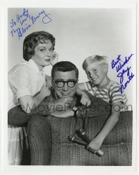 6b750 DENNIS THE MENACE signed 8x10 REPRO still 1980s by BOTH Gloria Henry AND Jay North!