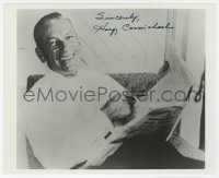 6b796 HOAGY CARMICHAEL signed 8x10 REPRO still 1970s smiling portrait of the famous piano player!