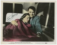 6b304 JACK LEMMON signed 8x10.25 still 1956 with sleeping June Allyson in You Can't Run Away From It