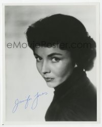 6b818 JENNIFER JONES signed 8x10 REPRO still 1980s head & shoulders portrait of the leading lady!