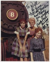 6b668 LINDA HENNING signed color 8x10 REPRO still 1980s Betty Jo & Petticoat Junction co-stars!