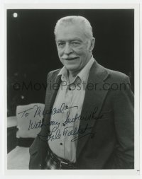 6b875 LYLE TALBOT signed 8x10 REPRO still 1980s great waist-high portrait later in his career!