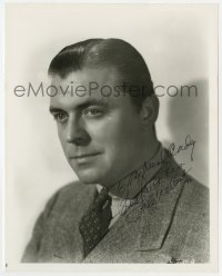 6b876 LYLE TALBOT signed 8x10.25 REPRO still 1990 head & shoulders portrait of the leading man!