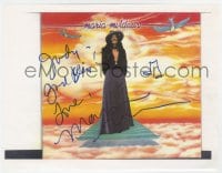 6b675 MARIA MULDAUR signed color 8.5x11 REPRO photo 1980s great artwork for her album cover!