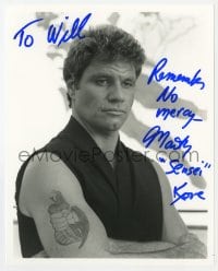 6b890 MARTIN KOVE signed 8x10 REPRO still 1990s great portrait as Kreese from The Karate Kid series!