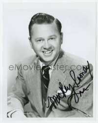6b900 MICKEY ROONEY signed 8x10 REPRO still 1980s youthful smiling portrait of the Hollywood legend!