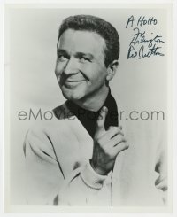 6b940 RED BUTTONS signed 8x10 REPRO still 1970s great smiling portrait pointing his finger!