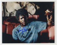 6b686 SAMUEL L. JACKSON signed color 8x10 REPRO still 2000s close up as Jules from Pulp Fiction!