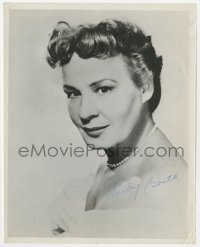 6b372 SHIRLEY BOOTH signed 8x10 still 1960s great portrait before she was TV's Hazel!