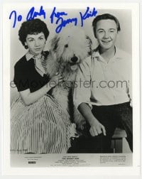 6b983 TOMMY KIRK signed 8x10.25 REPRO still 1980s with Annette Funicello in The Shaggy Dog!