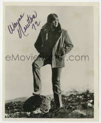 6b992 WAYNE NEWTON signed 8x10 REPRO still 1972 portrait of of the musician with hands in pockets!